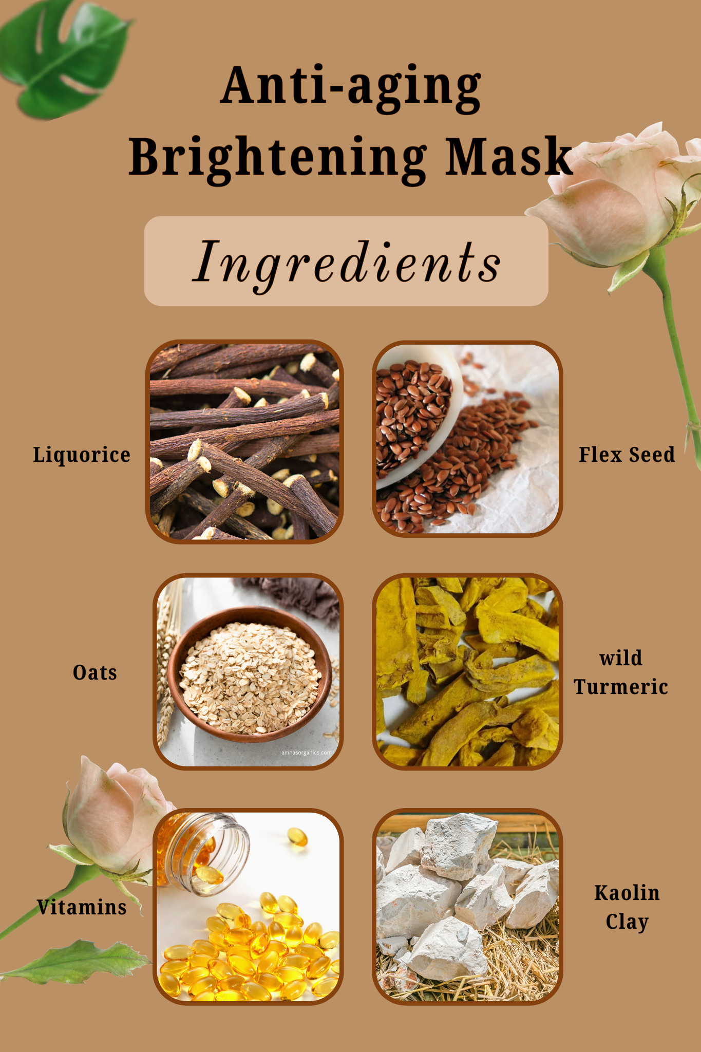 Anti-Aging Brightening Face Mask